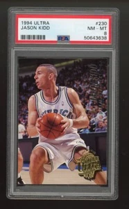 1994 Ultra #230 Jason Kidd PSA 8 Near mint or better - Imagen 1 de 2