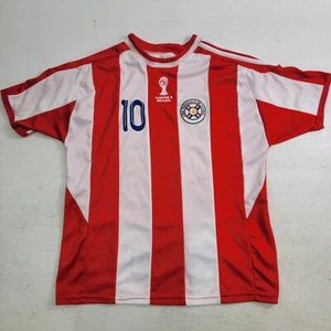 Vintage 90's Carlitos Paraguay #9 Jersey Soccer De Futbol Football Men's Sz M - Picture 1 of 10