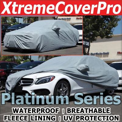 Cubierta impermeable para coche Volvo C70 2011 2012 2013 2014 con bolsillo de espejo gris Foto 1 de 4