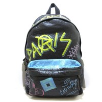 balenciaga backpack graffiti