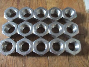 15 NEW PARKER 1-1/8" X 7 HEX NUTS 316 STAINLESS STEEL CHEAPEST ANYWHERE 70720 - Picture 1 of 3
