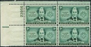 UNITED STATES OF AMERICA 1948 3c blue-green SG971 mint MNH USA - Picture 1 of 2