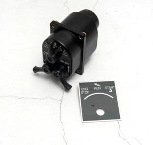 Humvee light controller switch w ignition switch plate M998 - Picture 1 of 2