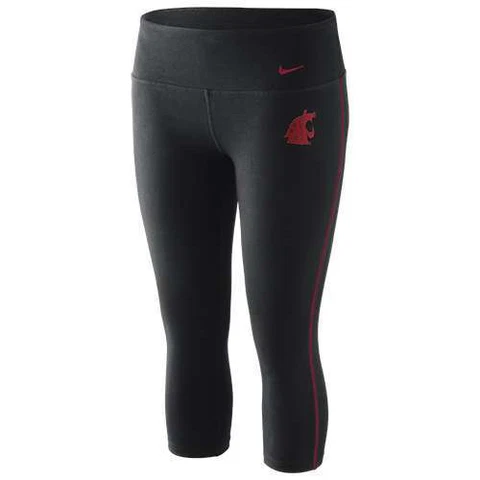 Nike Washington State Cougars Women's Dri-Fit Capri Pant Cover
