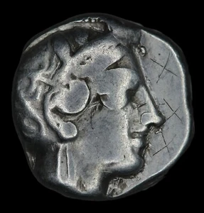 monedas griegas antiguas ATTICA atenena búho tetradracma  - Imagen 1 de 2