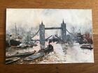Pocztówka vintage UK 🇬🇧 Tower Bridge London Faulkner And Co Świetna karta