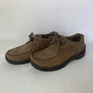 Skechers Men’s 8.5 Leather Trail Shoe SN 60328 Brown Loafer Cush Sock System - Picture 1 of 11