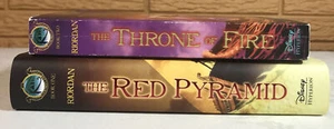 The Kane Chronicles 2 Book Set Red Pyramid & Throne of Fire Riordan, fantasy - Imagen 1 de 5