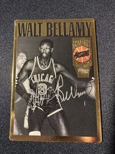 1994-95 Action Packed Basketball Hall of Fame Auto Walt Bellamy #9 Auto HOF