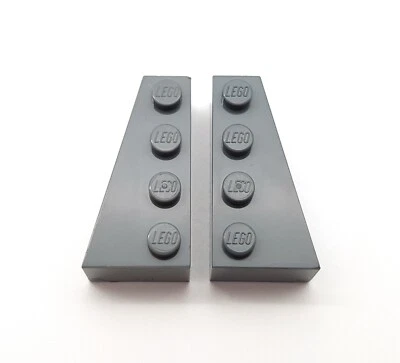 LEGO® EINZELTEIL- WEDGE NR.: 1x 41768 1x 41767 DARK BLUISH GRAY - DUNKEL GRAU - Bild 1 von 2