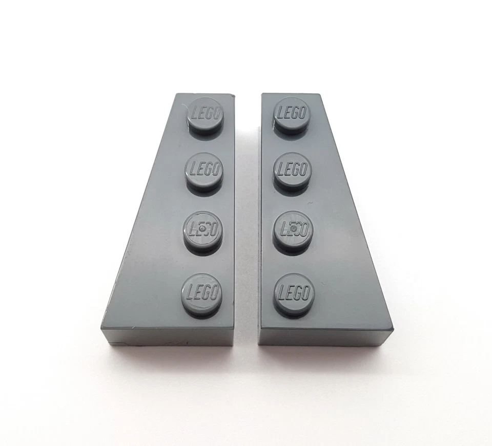 LEGO® EINZELTEIL- WEDGE NR.: 1x 41768 1x 41767 DARK BLUISH GRAY - DUNKEL GRAU - Bild 1 von 2