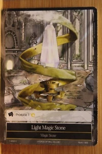 Force Of Will CCG "Light Magic Stone" 1-202 C - Imagen 1 de 1