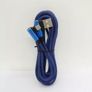 90 Degree Elbow USB Charger Cable 3/6/10FT For iPhone 6 7 8 XR XS Charging Cord - Picture 1 of 12
