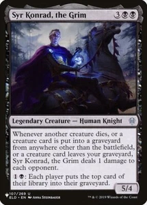 MTG SYR KONRAD, THE GRIM EXC - SYR KONRAD, IL LUGUBRE - TLI - MAGIC - Picture 1 of 1
