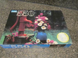 Hasbro/Guild Puzzle " Red Water Pump & Bouquet" 550 Piece Puzzle Vintage 1999 - Picture 1 of 7