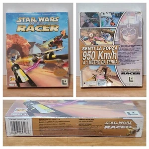 ¡Nuevo! 1999 Star Wars Episodio I: Racer BIG BOX PC videojuego - versión italiana - Imagen 1 de 12