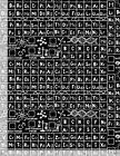 Tissu scientifique - tableau périodique noir et blanc - trésors intemporels COUR