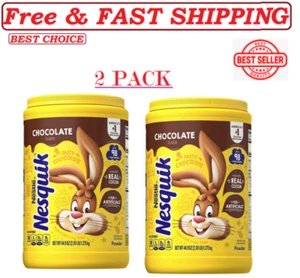 2 PACK - Nesquik Chocolate Powder Drink Mix 44.9 oz. - Picture 1 of 6