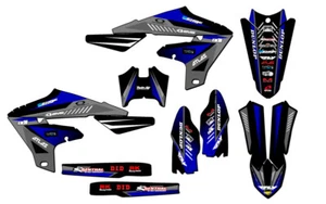 2019-2023 YZ 250 F 4-STROKE SURGE Black Senge Graphics Kit Compatible with - Picture 1 of 10