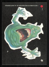 1989 Topps Ghostbusters II Stickers #3 Slimer Surprised