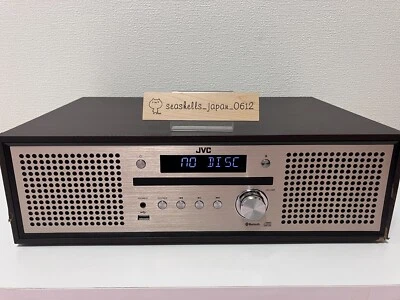 JVC NX-W30 Compact Stereo System Bluetooth Walnut Wood Cabinet CD FM USB F/Japan - Image 1 of 4