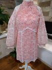River Island Puff Sleeve Lace Dress Size 12 Bnwt Rrp 65