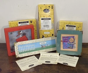 Hallmark Peanuts Gallery Shadowbox AN ACE IN ACTION, HANGING ON, PIGPEN Box Art - Picture 1 of 13