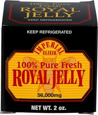 Imperial Elixir 100% puro suplemento de jalea real fresca 56.000 mg 2 onzas Foto 1 de 4