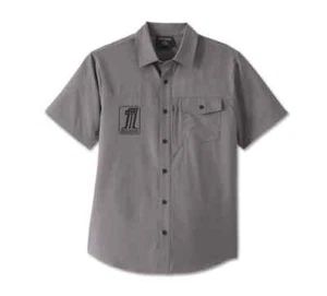 Camisa Harley-Davidson Performance #1 para hombre - Blackened Pearl 96865-23VM - Imagen 1 de 3