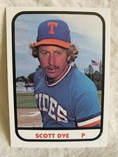 1981 Tidewater Tides Minor League TCMA #15 Scott Dye M3