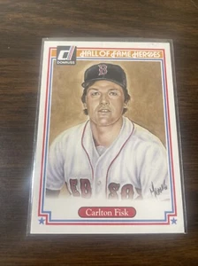 2004 Donruss Diamond Kings - Hall of Fame Heroes #53 Carlton Fisk /1000 - Bild 1 von 2