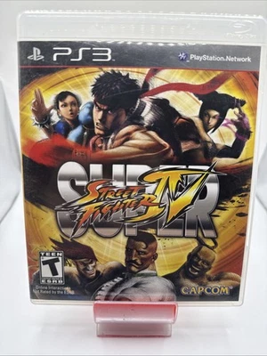 Super Street Fighter IV 4 (Playstation 3 PS3 2009) Complete CIB Authentic Tested - Image 1 of 4