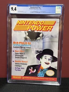Nintendo Power Magazine #10 CGC 9.4 Batman - Newsstand Edition Jan-Feb. 1990 - Picture 1 of 3