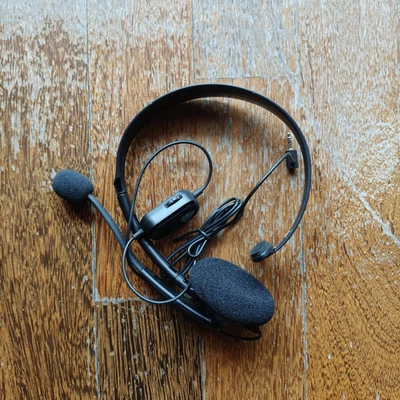 Cuffie Auricolari Originali Microsoft Xbox 360 con Microfono – Headset Ufficiale - Immagine 1 di 2