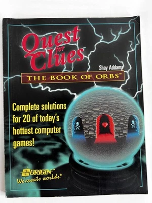 Vintage Quest For Clues Book Of Orbs Shay Addams PC Strategy Guide Softcover - Image 1 of 4