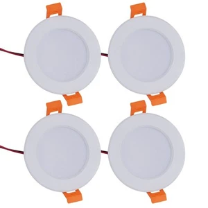 RV Boat DC 12V Recessed Ceiling Light 3W 6500K Daywhite 12 Volt LED Panel Lig... - Picture 1 of 4