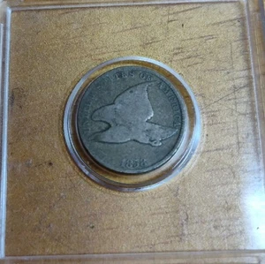1858 Fliegender Adler One Cent - Bild 1 von 5