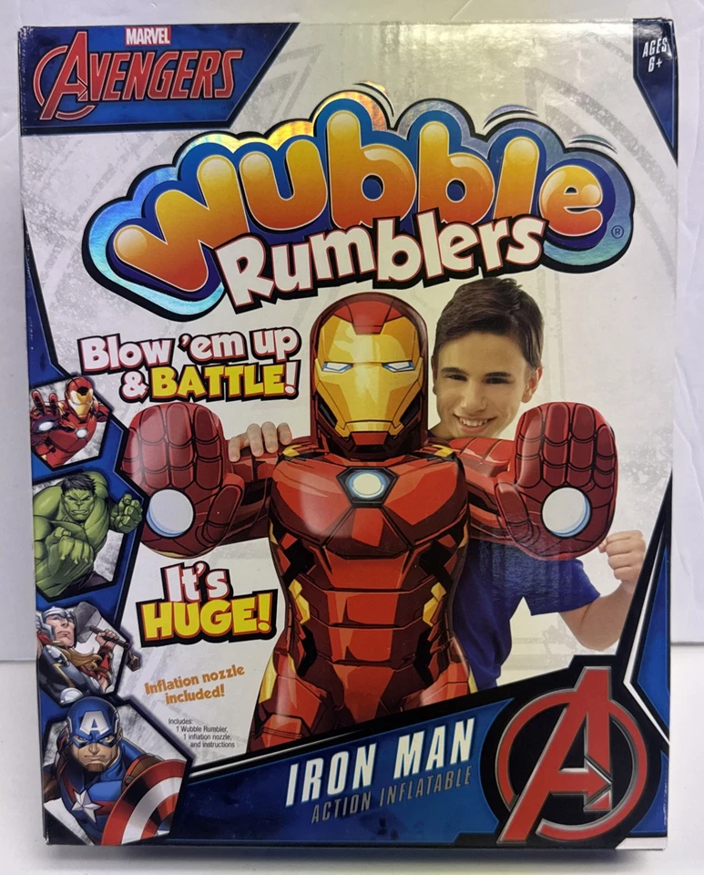 Wubble Rumblers Avengers Action Inflatable Iron Man