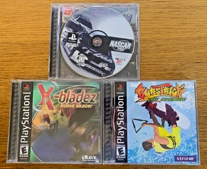 Playstation 1 PS1 Rennspiele Konvolut - 3 Spiele - NASCAR, X- Bladez, Wakeboarding - Bild 1 von 3