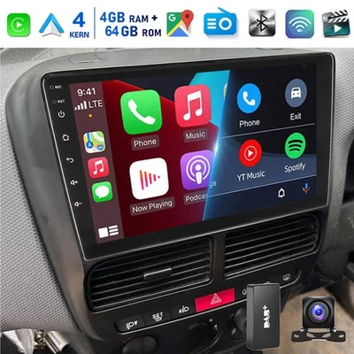 DAB+ 4+64G Für Fiat Doblo MK2/Opel Combo D Android 15 Autoradio GPS Navi SWC KAM
