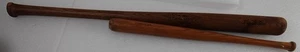 TWO ANTIQUE BASEBALL BATS PENNANT #303 & MINNEAPOLIS MILLERS SOUVENIR BAT - Picture 1 of 15