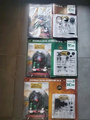 Locomotive 141-R Ixo scale 1/32 Packs #1, 2, 3 - Photo 1/2