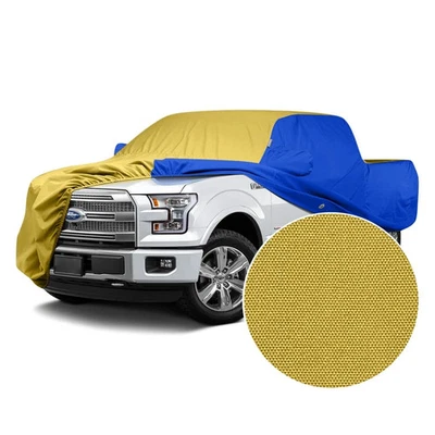 For Ram 1500 19-24 Car Cover WeatherShield HP Two-Tone Yellow Custom Car Cover w Foto 1 de 4