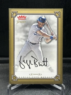 2004 Fleer Greats of the Game George Brett #GBA-GB Auto HOF RARE - Image 1 of 2