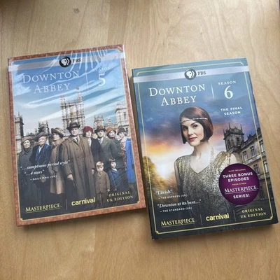 ЛОТ (2) DVD и финальный сезон 6 Downton Abbey сезон 5 с накладками НОВЫЕ - Изображение 1 из 4