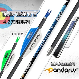 12X Carbon Arrows SP300-1500 Insert Nock ID4.2mm PANDARUS Archery Bow Target - Picture 1 of 30