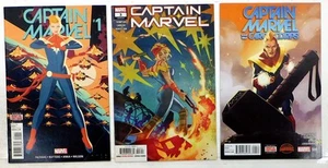Captain Marvel Lot of 3 #1, 3, Carol Corps 4 (2015) Marvel Comics 1st Print - Picture 1 of 1