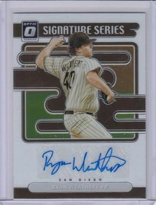 * RYAN WEATHERS * 2021 DONRUSS OPTIC SIGNATURE SERIES AUTOGRAPH - Picture 1 of 1