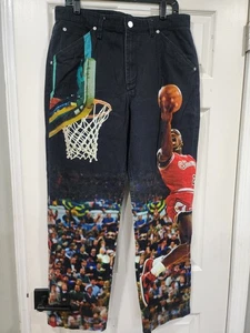 Nuevos pantalones de sarga estampados Nike Air Jordan Jumpman para hombre talla 30 HF0045-010 - Imagen 1 de 11