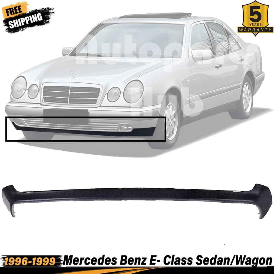NUEVO panel inferior cenefa delantera cebado para Mercedes Benz Clase E 1996-1999 Foto 1 de 4